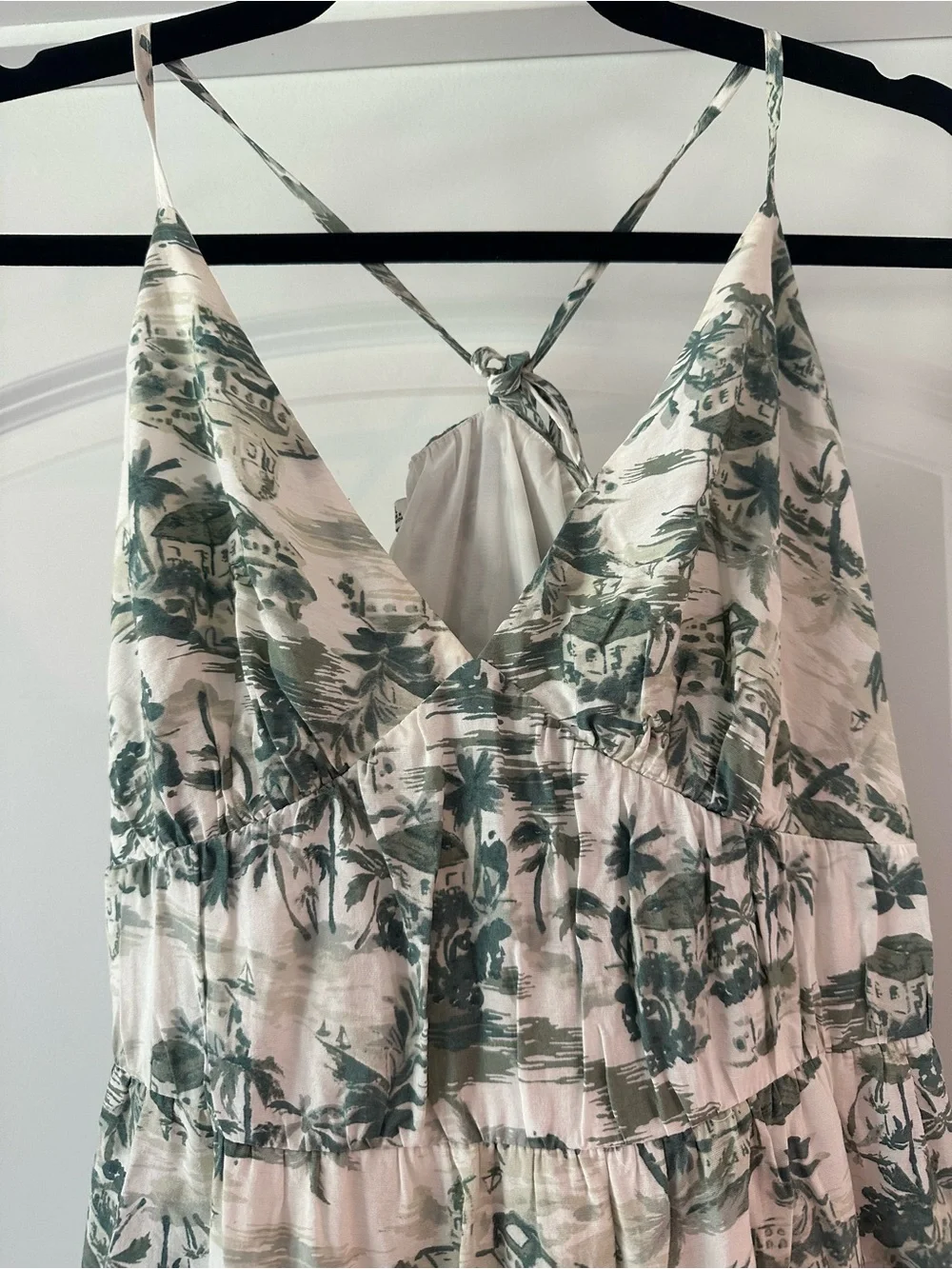 Abercrombie & Fitch Tropical Toile Maxi Dress